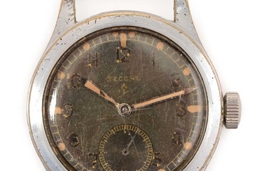 A WWII military Record WWW wristwatch
