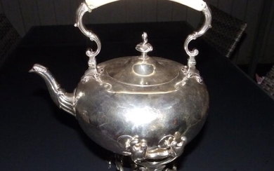 A William IV Paul Storr silver tea kettle with...