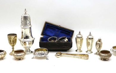 A collection of dining silver