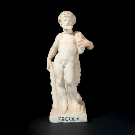 A late 17th-early 18th century white marble sculpture