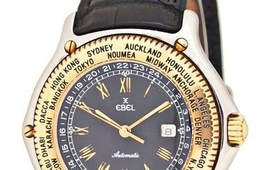 A late 20th century Ebel Voyager wrist watch