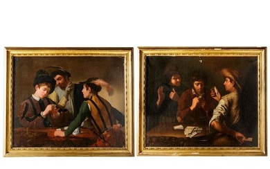 A pair of Italian Old Master paintings â€“ The Card