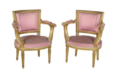 A pair of armchairs circa 1900
