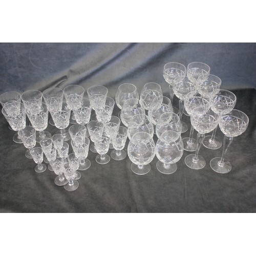 A quantity of "Thos Webb" drinking glassware, various, and f...
