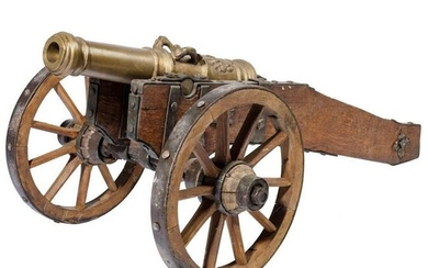 A salute cannon, reproduction in the style of the 17th