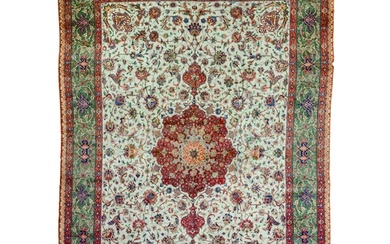 A vintage Tabriz carpet, North West Persia, circa 1980 390...
