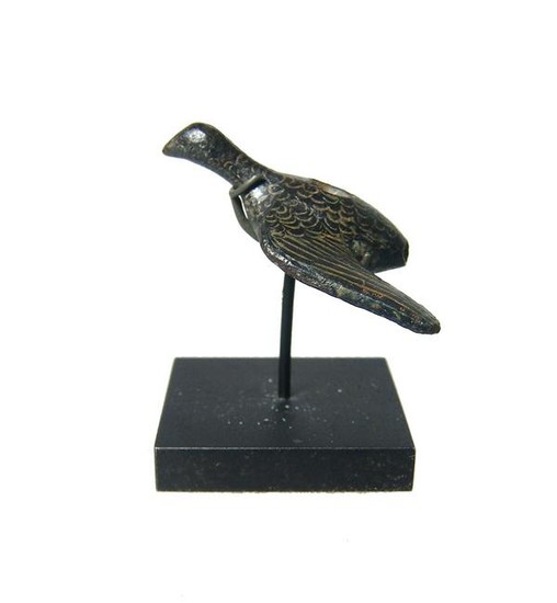 A well-detailed Roman bronze bird applique
