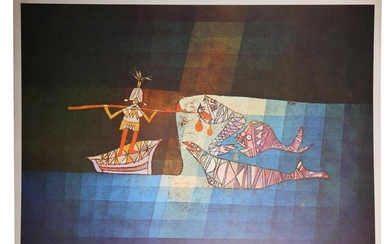 AFTER PAUL KLEE LITHOGRAPH SINBAD THE SAILOR