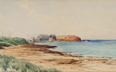 ALFRED THOMPSON BRICHER A Coastal Scene.