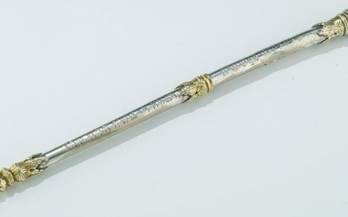 AN EARLY SILVER POINTER. The Netherlands c. 1800.