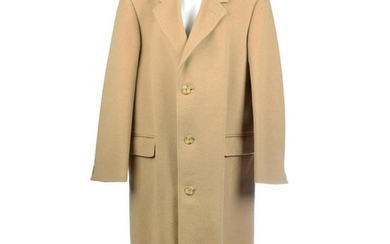 AQUASCUTUM - a men's camel wool/cashmere blend coat.