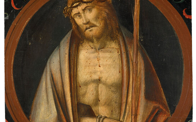 ATTRIBUÉ À MATTEO DA MILANO ( ACTIF VERS 1492-1523), Le Christ au roseau