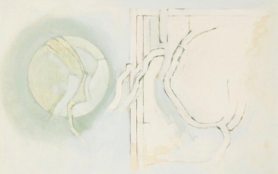 Adrian Heath, British 1920-1992- Untitled abstract composition,...