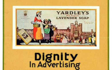 Advertising Poster Yardley Old English Lavender Soap