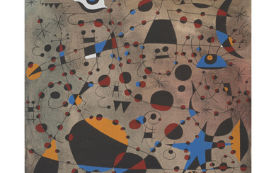 After Joan Miró (1893-1983) One Plate, from Constellations