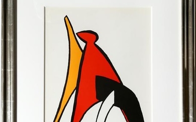 Alexander Calder, Stabiles V, Lithograph