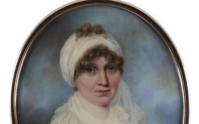 λAlexander Gallaway (Scottish act. 1794-1812) Portrait miniature of...