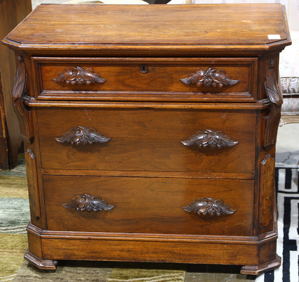 American Renaissance Revival chest of drawers