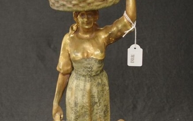 Amphora Austria ceramic Shepherdess figure standing figure of a...