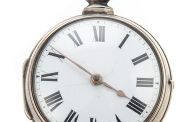 An Antique English Pocket Watch in Silver