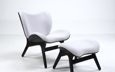 Anders Klem for Umage. Armchair and ottoman model 'A Conversation Piece, Low, exhibition model (2)