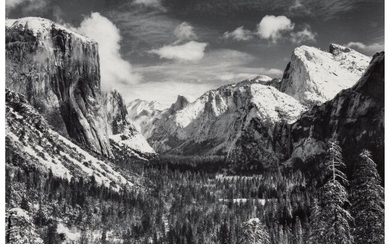 Ansel Adams (American, 1902-1984) Yosemite Valle