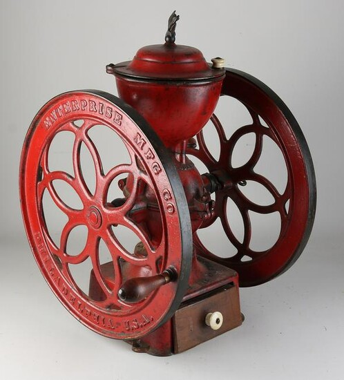 Antique grocery coffee grinder, 1900