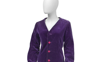 Apple Boutique (1967-1968) Purple Velvet Frock Coat, circa 1967/68