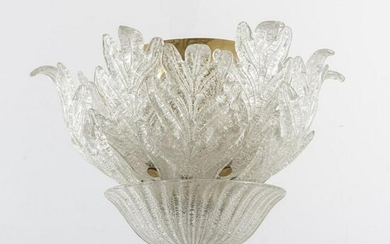 Barovier & Toso, Murano (attr.), Ceiling light and
