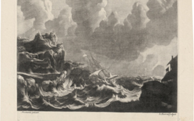 Barras, Sébastien (1653-1703, Aix- en- Provence)Der Schiffbruch; Die Seeschlacht