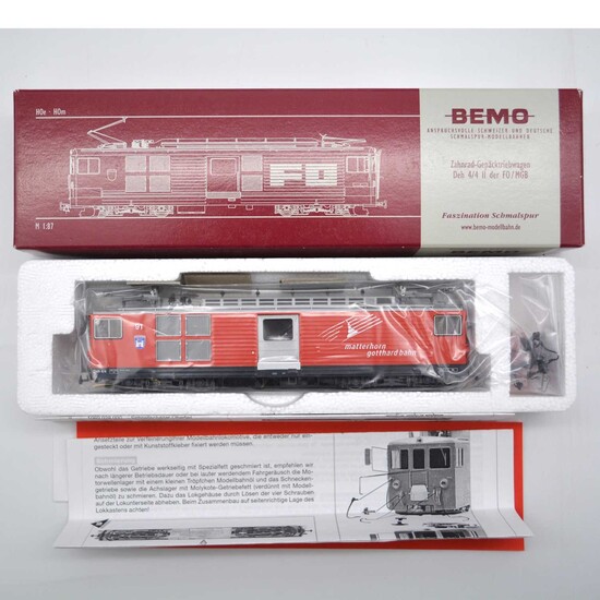 Bemo HOe model railway locomotive ref 1264 251 MGB Deh 4/4 91