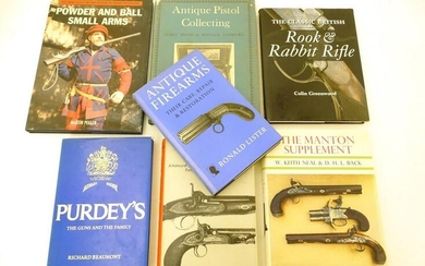 Books: A quantity of books on the subject of guns