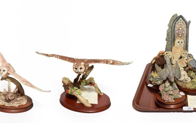 Border Fine Arts Birds of Prey Including: 'Dusk Patrol', model...