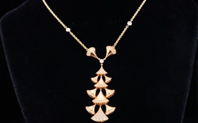 Bvlgari Diva's Dream 1.70ctw Diamond and 18K Necklace