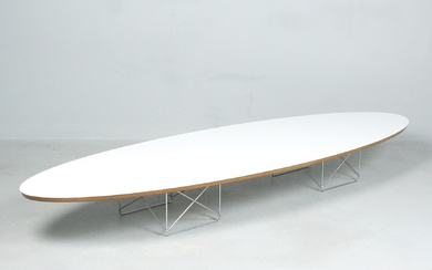CHARLES & RAY EAMES for VITRA. Coffee table/Coffee table, model 'Elliptical Table ETR'.
