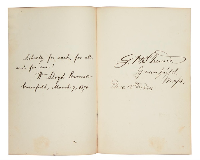 (CIVIL WAR--ALBUM.) Autograph album containing over 140 items, mostly Signatures, mostly by politicians...