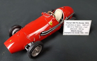 CMC - Ferrari 500 F2 (année 1953) 4 cylindres en ligne - 1985 cm3, 185...