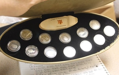 Canada Millenium 1999 Silver Quarters Set