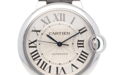 Cartier Ballon Blue 18K White Gold Unisex Adult Watch Pre-Owned