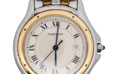 Cartier Cougar 18k and Stainless Steel Watch