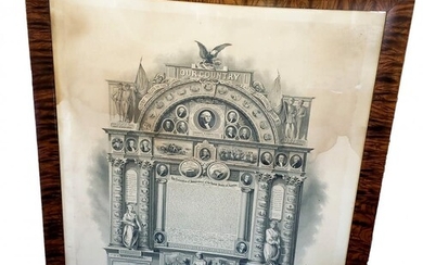 Centennial Memorial 1876 Print