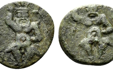 Central Italy, imitating Ebusus, c. 2nd century BC. Æ (13mm,...