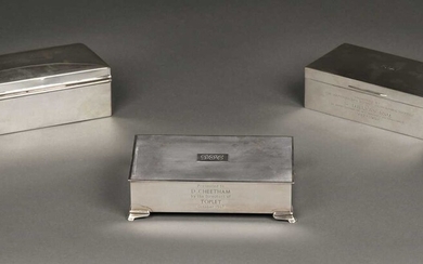 Cigarette Boxes. Silver boxes