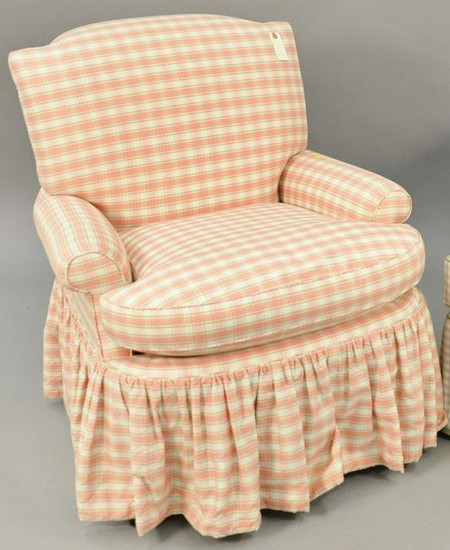 Custom upholstered rocking chair, Thomas Deangelis N.Y.