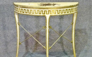 DIRECTOIRE PAINT DECORATED CONSOLE