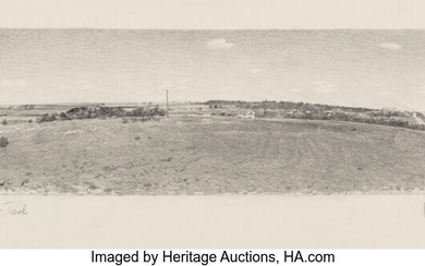 Dennis Blagg (b. 1951), Texas Landscape with Truck