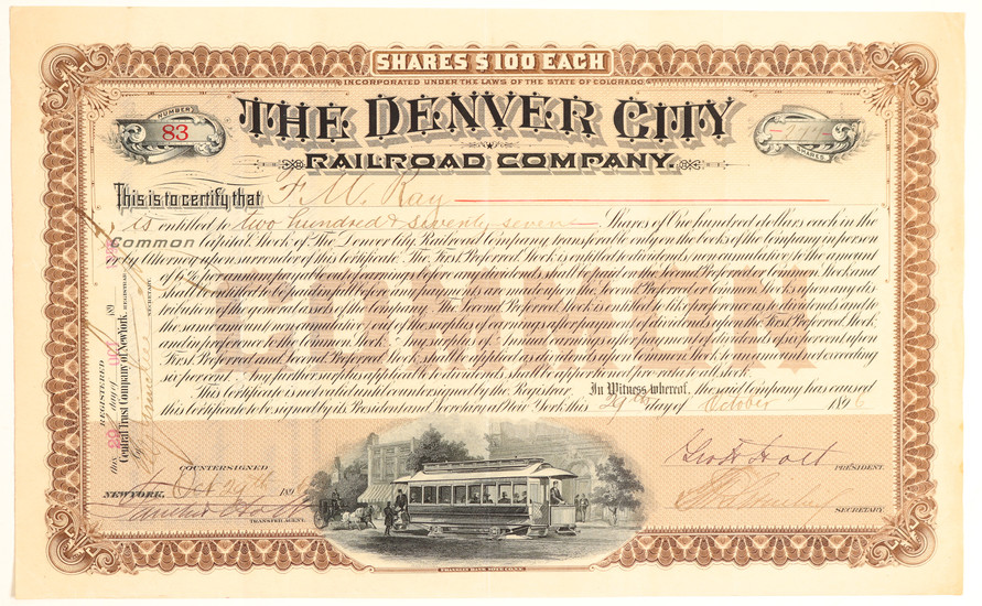 Denver City Railroad Co. 104850