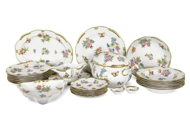 Dinner service for 6 persons, 25-piece, Herend, Victoria decor