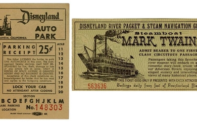 Disneyland “Mark Twain” Steamboat Ticket