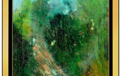 Dora Maar Oil Painting On Canvas Original Abstract Landscape Signed Modern Art